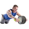 GoFit Super Ab Wheel - Roller with Handles,Black,Medium,GF-DDW