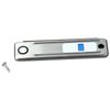 Nomuratec N-1182 Comfortable Anti-theft One-Touch Lock, Large, 2 Pieces, Includes Notification Window, Silver