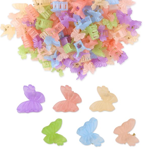 Mini Butterfly Hair Clips