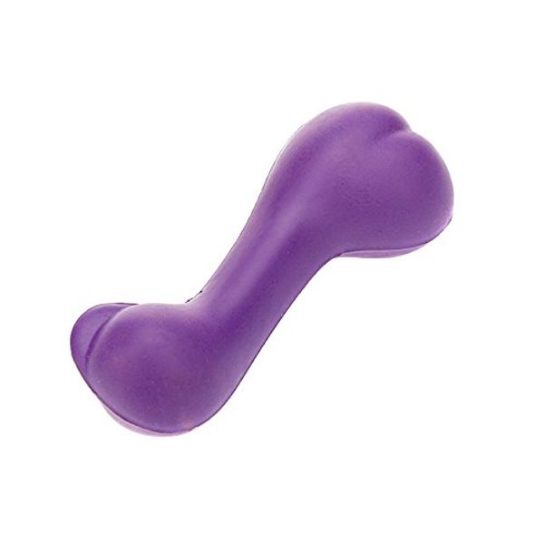Classic for Dogs Solid Rubber Bone, Small, 130 mm, Purple
