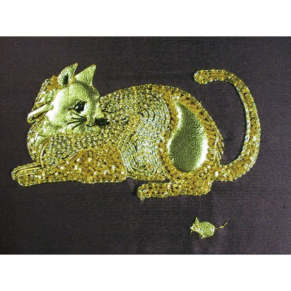 Cat Embroidery Kit - Easier than cross stitch