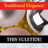 VFM - Rose Gold 10cm Christmas Baubles (4 Pack)