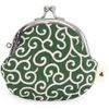 AYANOKOJI Wallet, 2.6 inch, Kyocrimen Assorted Arabesque Green