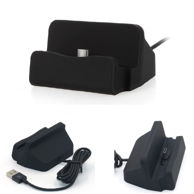 K-S-Trade Docking Station Con Attacco Magnetico Per Xiaomi Poco F2 Pro – Carica E Sincronizza, Cavo In Nylon 93 Cm