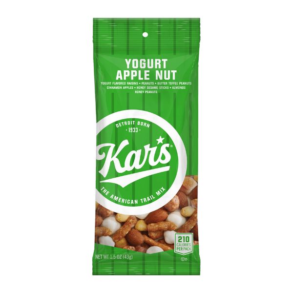 Kar’s Nuts Yogurt Apple Nut Trail Mix, 1.5 oz Individual Snack Packs – Bulk Pack of 72, Gluten-Free Snacks