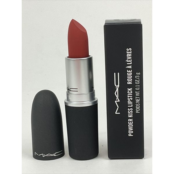 MAC Powder Kiss Lipstick #316 Devoted to Chili Full Size 0.1 OZ/3g New in Box