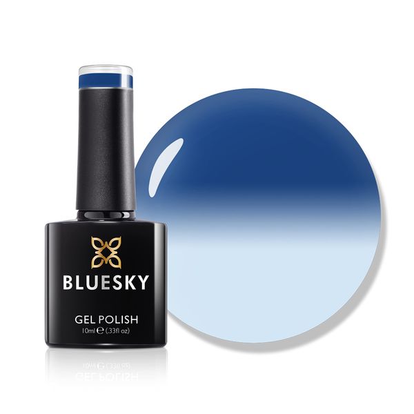 Bluesky Bluesky Chameleon TC49 Thermal Colour Change UV Soak Off Gel Nail Polish 10 ml Bottles, Moody Blues