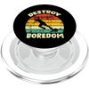 Destroy Boredom One Wheel Electric Skateboard Float Owner PopSockets PopGrip for MagSafe