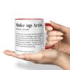 JUNIWORDS Tasse, Definition Make-up Artist, Rot (7223906)