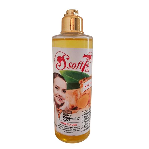 Soft 7 Turmeric Oil, soft7 Oil, Turmeric Oil for Skin, Body Oil, Turmeric Body Oil for Face & Body, Natural Moisturizing Soft 7 Body Oil