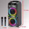 Berlingtone BR-37K, Bluetooth Speaker, Karaoke function with 2 VHF Wireless Mic