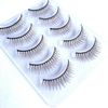 D-ONE Natural False Eyelashes, 5 Pairs (A04, Super Natural Nude Brown)