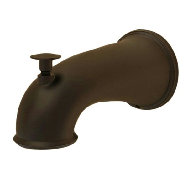 Danco Company 10317 Tub Bathtub Spout, 5-1/2 Inches/Pull Up Diverter, Oil-Rubbed Bronze