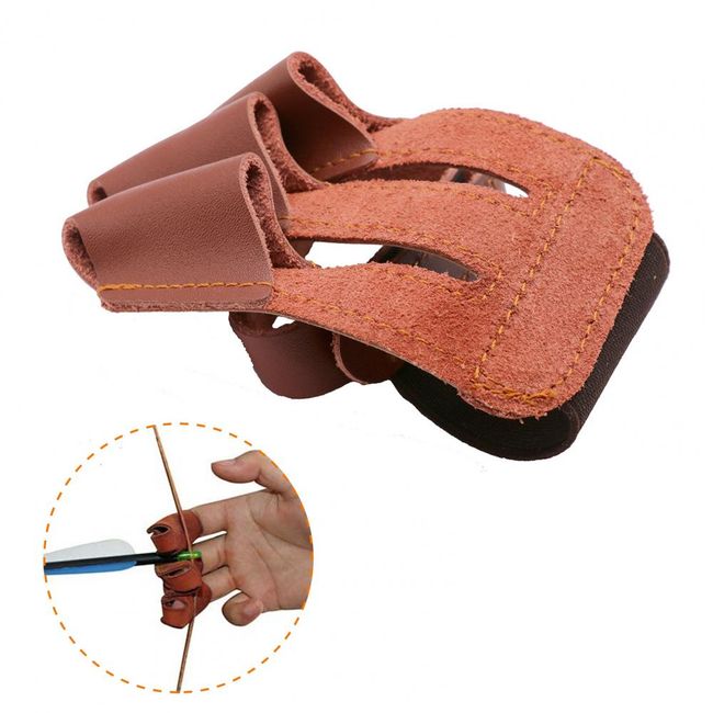 Archery Finger Protector,leather Finger Protector,adjustable