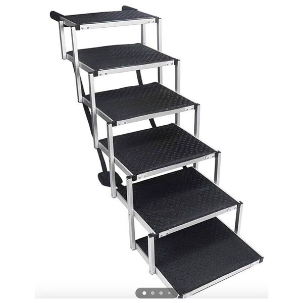 Aluminum Foldable Pet Step Stairs With Nonslip Surface