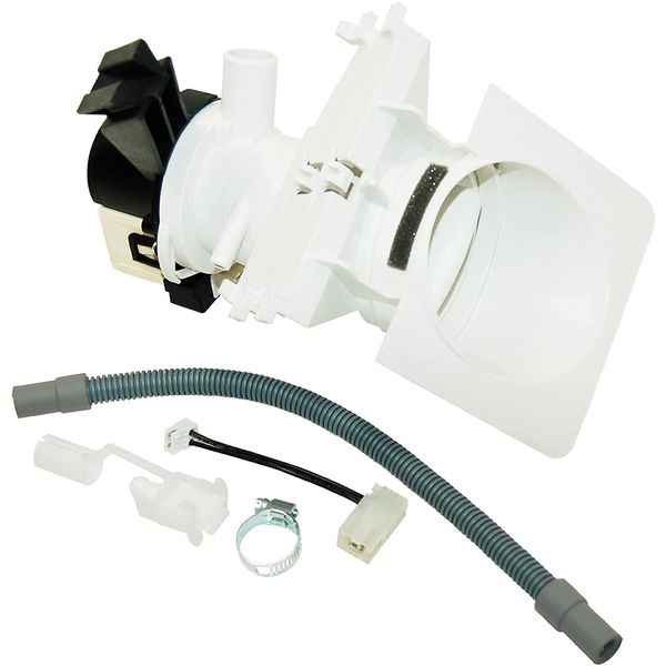 sparefixd Drain Pump Kit to Fit Bauknecht Washing Machine