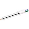 BiC 4 Colour Shine Ball Pens (Pack of 3)
