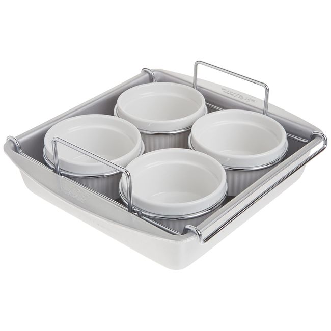 Chicago Metallic Slice Solutions Brownie Pan, 9-Inch-by-9-Inch