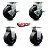 Service Caster Brand Replacement Set for Husky Casters