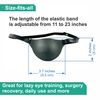 Leather Eye Patch, Eye Patch, For Left And Right Eye, Slim Eye Patch, Unisex (Dark Brown)