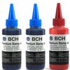2X Blue + 1X Red Stamp Ink Refill by BCH - Premium Grade