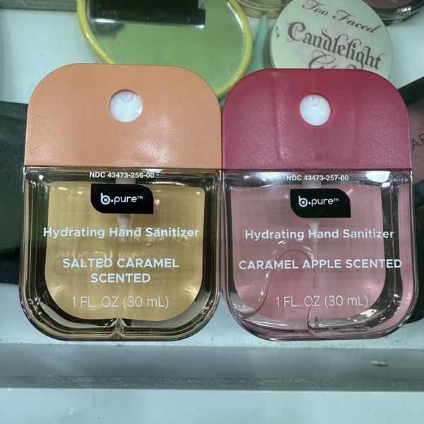 Hydrating Hand Sanitizer (2) Salted Caramel Caramel Apple Skincare