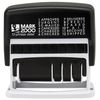 Mark 2000 12-Phrase Dater - Date & Phrase Self-Inking Stamp - Black Ink