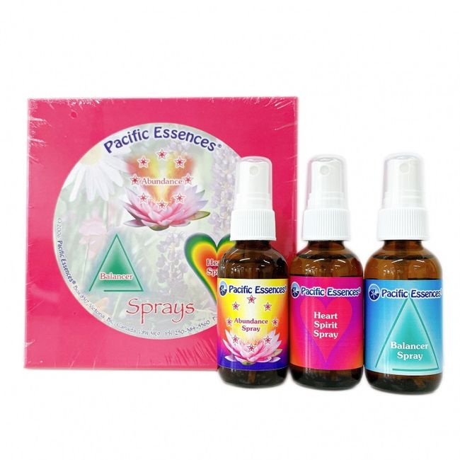 [Up to 10x] Pacific Essence Spray Gift Set (3 bottles) 50ml each [Flower Essence/Pacific Essence/Aroma Spray/Abundance/Heart Split/Balancer/Present/Gift]<br>