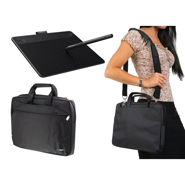 Navitech Small Black Graphics Tablet Case/Bag Compatible With The Wacom Intuos Comic