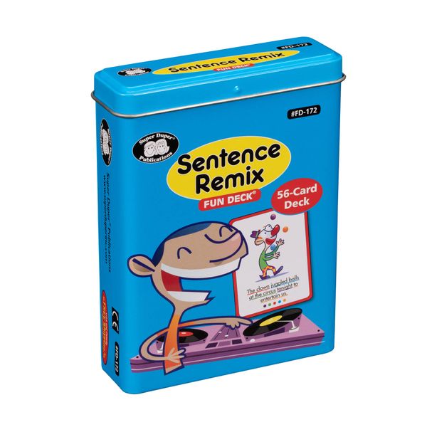 Super Duper Publications | Sentence Remix Fun Deck Reading Comprehension Flash Cards | Educational Learning Resource for Children