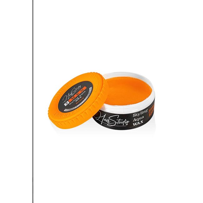 Hair Studio Men Aqua Wax Strong 150ml (orange) Gelwax Hair Wax Gel Wax Styling Aqua Wax