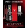 LASFIT H7 LED Headlight Bulb Replace Halogen High/Low Beam 70W 7000LM 6000K 2pcs