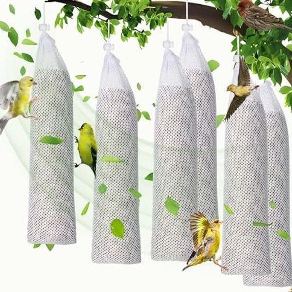 Wild Bird Feeder Sock - 6PCS Bird Seed Sock,Bird Feeder Bag,Bird Feeder