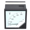 AC Voltage Panel Meter,Square Panel Voltage Meter Analog Voltmeter AC 0-500V Analogue Panel Meter Volt Voltage Voltmeter for Electronic Control Devices