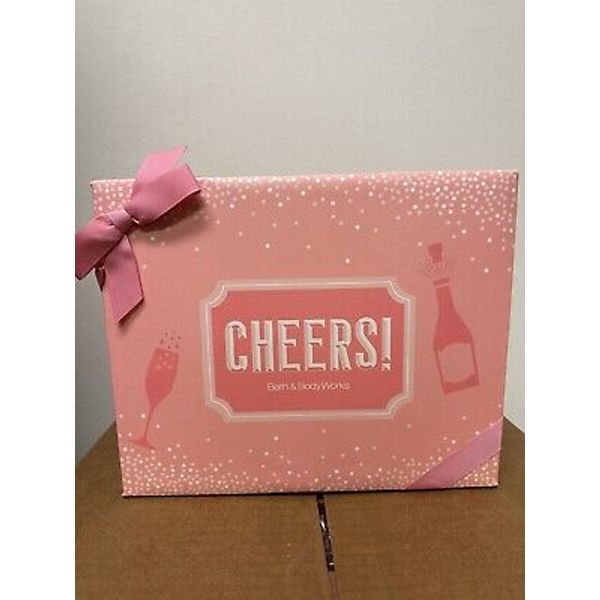 Bath & Body Works Champagne Toast Bundle Cheers Box New!