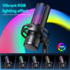 USB Condenser Microphone Stream Record Podcast Cardioid Pickup Adjustable Stand