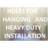 Sprinkler Riser #4 Sign (Aluminium Reflective !!!, White 3X6)--REF24-1027