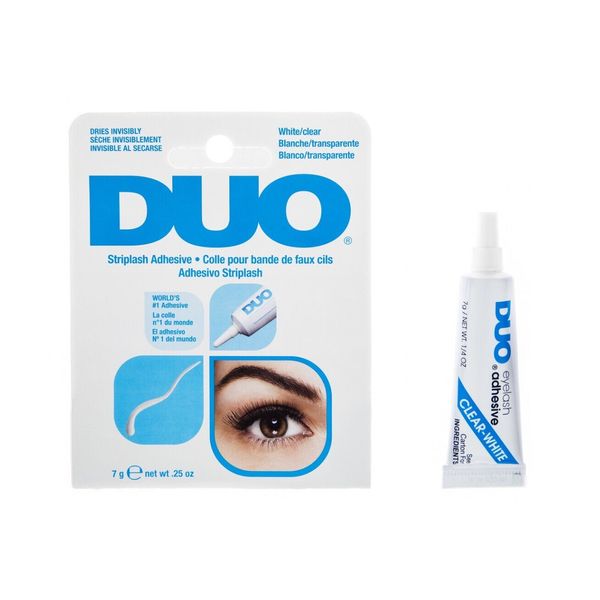 DUO Eyelash Adhesive (glue) - "7g White / Clear" (B) Waterproof
