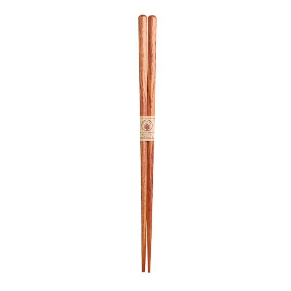 Yamaco 887170 Natural Wood Wooden Chopsticks Hexagonal Chopsticks Made in Japan Natural