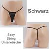Anzhee String für Herren Unterwäsche Rot+Schwarz 2 Pack