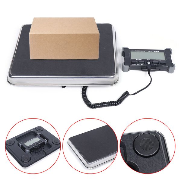 440Lbs Weight Shipping Postage Scale Digital Postal Scale Mail Letter Package US