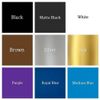 Set of 2 Personalized Scroll Vinyl Decals for Mailbox-Custom Made