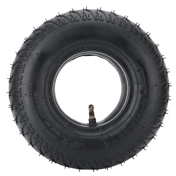 Voluxe 2.80/2.50-4 Tyre, Wide Mobility Scooter Inner Tube Personal Scooter Tire for Electric Wheelchair Mobility Scooter Home Care Wheelchair