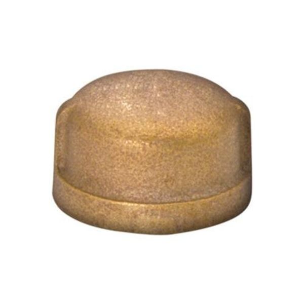 CAP BRASS 2" FIP LF