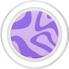 Purple Lavender Organic Waves Pattern PopSockets PopGrip for MagSafe