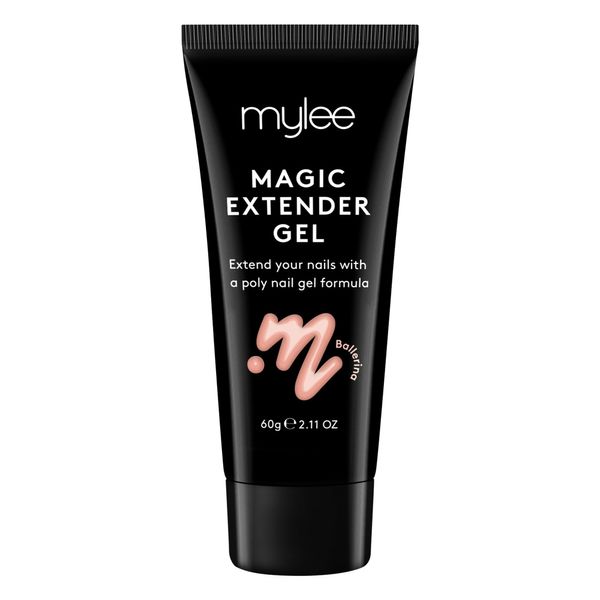 MYGEL by Mylee Magic Extender Gel – Long Lasting Wear, Natural Look, Nail Extension Gel, for Beginners & Salon Professionals, Acrylic Nail Thickening Builder Gel, Nail Art - 60 Gram Tub (Ballerina)