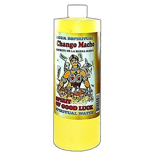 MISTIC 1 BOTTLE SPIRIT OF GOOD LUCK SPIRITUAL WATER- CHANGO MACHO AGUA ESPIRITUAL 16OZ-WICCA-MAGICK-PAGAN