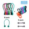 Magnetic Cable Clips - Multipurpose Silicone Organizers for Headphone, USB Cables