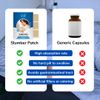 Slumber Patch Natural Sleep Patch by SnoreLessNow (30PCS) Safe Herbal Sleep Aid