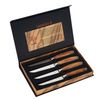 LAGUIOLE - Set mit 4 Steakmessern mit Olivenholzgriffen